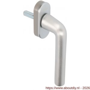 Ami 820 draai-kiep raamgreep aluminium 7x40 mm F1 ovaal - A10901693 - afbeelding 1