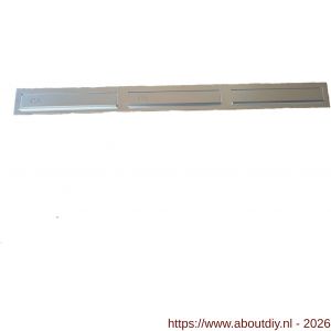 Ami DL postkast briefplaat met veer aluminium 3 delig 889 mm F1 3x 265 mm inworp 32x265 mm - A10900059 - afbeelding 1