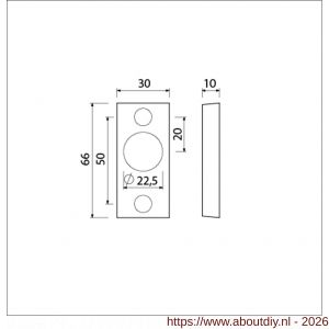 Ami 65/30 smalrozet aluminium gegoten RC 22,5 R6.5 hartafstand 50 mm F1 - A10900491 - afbeelding 2
