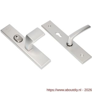 Ami VHB 251/15-144 KT senioren veiligheidsvoordeur-knoplangschildgarnituur SKG*** kerntrekbeveiliging omkeer VHB 251/50/15 kerntrek KT 72 omkeer knop 144 en deurkruk 332 profielcilinder PC 72 omkeer F1 deurdikte 38-42 mm - A10901269 - afbeelding 1