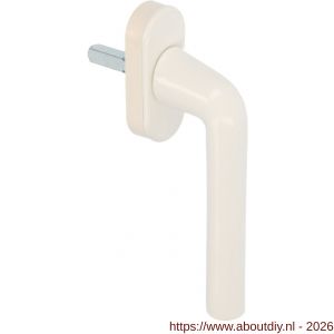 Ami 820 draai-kiep raamgreep aluminium 7x40 mm wit RAL 9001 ovaal - A10901743 - afbeelding 1