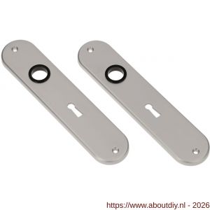 Ami 200/1/7 langschild aluminium sleutelgat SLG 56 F1 - A10900613 - afbeelding 1