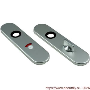 Ami 177/1 Klik kortschild aluminium toilet- en badkamersluiting WC 5/57 mm F1 - A10900533 - afbeelding 1