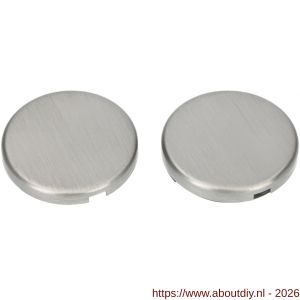 Ami Klik rond afdekrozet aluminium Archi Design blind Irox RVS look - A10900450 - afbeelding 1