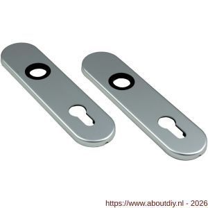 Ami 177/1 Klik kortschild aluminium profielcilinder PC 55 F1 - A10900528 - afbeelding 1