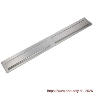 Ami DL postkast briefplaat met veer aluminium 2 delig 592 mm F1 2x 265 mm inworp 32x265 mm - A10900058 - afbeelding 1