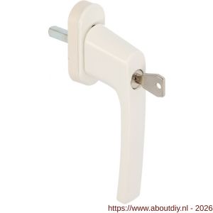 Ami VHB 812 draai-kiep raamgreep aluminium SKG** 7x40 mm wit RAL 9010 ovaal - A10901705 - afbeelding 1