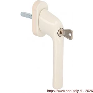 Ami VHB 822 draai-kiep raamgreep aluminium SKG** 7x40 mm wit RAL 9001 ovaal - A10901749 - afbeelding 1