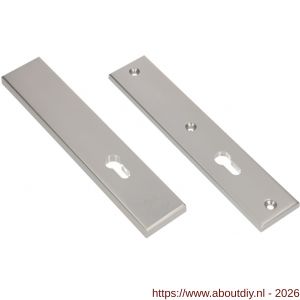 Ami VHB 251/50 veiligheidslangschild SKG*** VHB 251/50 buiten en binnen zonder krukgat profielcilinder PC 55 F1 deurdikte 38-42 mm - A10901427 - afbeelding 1