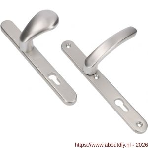 Ami VHB 257/32/2-173-378 veiligheids Rotaveer kruk-kruk smalschildgarnituur SKG** ovaal VHB knop 173 Rota 257/32/2 profielcilinder PC 55 F1 en deurkruk 378 Rota 257/32/2 profielcilinder PC 55 deurdikte 53-57 mm - A10901585 - afbeelding 1