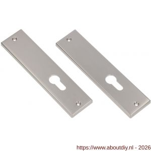 Ami 178/43 kortschild aluminium zonder krukgat profielcilinder PC 55 F1 - A10900545 - afbeelding 1