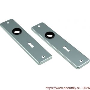 Ami 180/41 RH kortschild aluminium rondhoek sleutelgat SLG 56 F2 - A10900566 - afbeelding 1