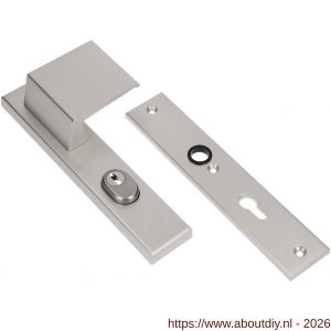 Ami VHB 251/15-90/80 KT veiligheidsvoordeur-duwerlangschildgarnituur SKG*** kerntrekbeveiliging VHB 251/50/15 kerntrek KT 55 deurduwer 90/80 rechts zonder deurkruk profielcilinder PC 55 F1 deurdikte 38-42 mm - A10901164 - afbeelding 1