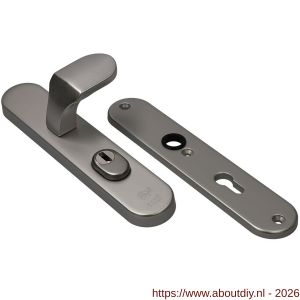 Ami VHB 250/15-145 KT veiligheids knop-kruk langschildgarnituur SKG*** kerntrekbeveiliging ovaal VHB 250/50/15 kerntrek KT 55 knop 145 zonder deurkruk profielcilinder PC 55 F1 deurdikte 38-42 mm - A10901248 - afbeelding 1