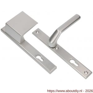 Ami VHB 251/32-90/80-379 veiligheids Rotaveer duwer-kruk smalschildgarnituur SKG** VHB 251/32 profielcilinder PC 55 deurduwer 90/80 rechts F1 en deurkruk 379 Rota 251/32 profielcilinder PC 55 deurdikte 53-57 mm - A10900819 - afbeelding 1