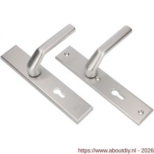 Ami VHB 251/50-379 veiligheids Rotaveer kruk-kruk langschildgarnituur SKG*** VHB deurkruk 379 Rota 251/50 profielcilinder PC 55 F1 en deurkruk 379 Rota 251/50 profielcilinder PC 55 deurdikte 38-42 mm - A10900928 - afbeelding 1