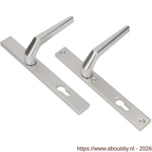 Ami 245/30-357 smalschild-kruk-kruk garnituur deurkruk 357 vastdraaibaar 245/30 profielcilinder PC 72 M5/R6,5 F1 deurdikte 53-57 mm - A10900147 - afbeelding 1