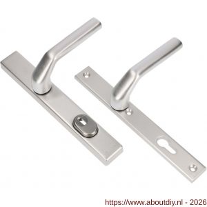 Ami VHB 251/37-379 KT veiligheids Rotaveer kruk-kruk smalschildgarnituur SKG*** kerntrekbeveiliging VHB 251/37 zonder krukgat kerntrek KT 92 F1 en deurkruk en 379 Rota 251/32 profielcilinder PC 92 deurdikte 53-57 mm - A10901623 - afbeelding 1