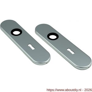 Ami 177/1 Klik kortschild aluminium sleutelgat SLG 56 F1 - A10900526 - afbeelding 1