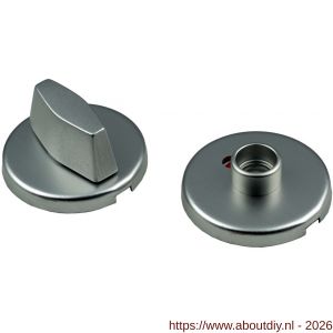Ami Klik rond vrij- en bezetrozet aluminium toilet- en badkamersluiting WC 8 mm F1 - A10900501 - afbeelding 1