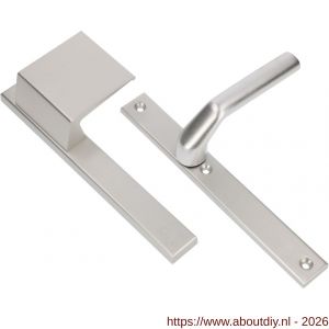 Ami VHB 251/32-90/80-379 veiligheids Rotaveer duwer-kruk smalschildgarnituur SKG** VHB 251/32 blind deurduwer 90/80 rechts F1 en deurkruk 379 Rota 251/32 blind deurdikte 53-57 mm - A10900817 - afbeelding 1