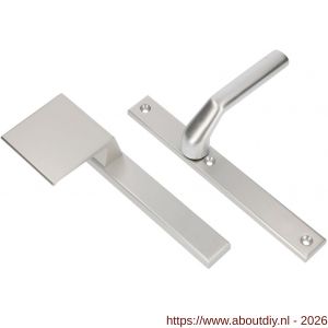 Ami VHB 251/32-90/80-379 veiligheids Rotaveer duwer-kruk smalschildgarnituur SKG** VHB 251/32 blind deurduwer 90/80 links F1 en deurkruk 379 Rota 251/32 blind deurdikte 53-57 mm - A10900816 - afbeelding 1