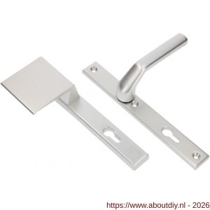 Ami VHB 251/32-90/80-379 veiligheids Rotaveer duwer-kruk smalschildgarnituur SKG** VHB 251/32 profielcilinder PC 55 deurduwer 90/80 links F1 en deurkruk 379 Rota 251/32 profielcilinder PC 55 deurdikte 53-57 mm - A10900818 - afbeelding 1