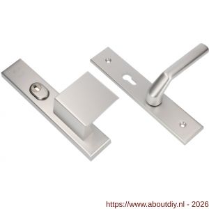 Ami VHB 251/15-90/80-379 KT senioren veiligheids Rotaveer duwer-kruk langschildgarnituur SKG*** kerntrekbeveiliging omkeer VHB 251/50/15 kerntrek KT 72 omkeer deurduwer 90/80 rechts en deurkruk 379 Rota F1 deurdikte 53-57 mm - A10901155 - afbeelding 1