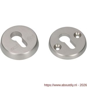 Ami VHB rond rozet veiligheidsrozet SKG*** Archi Design VHB rondrozet buiten en binnen profielcilinder PC Irox deurdikte 38-42 mm - A10901542 - afbeelding 1