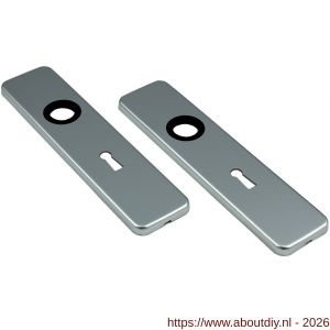 Ami 185/44 Klik kortschild aluminium sleutelgat SLG 56 F1 - A10900590 - afbeelding 1