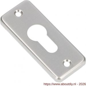 Ami 4 RH cilinderrozet aluminium rechthoek profielcilinder PC F1 - A10900457 - afbeelding 1