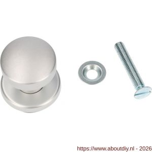 Ami Klik rond knoprozet aluminium knop 169/50 F1 - A10900474 - afbeelding 1