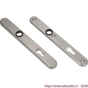 Ami VHB 257/32/2 veiligheidssmalschild SKG** Archi Design ovaal VHB 257/32/2 buiten en binnen profielcilinder PC 72 Irox deurdikte 53-57 mm - A10901606 - afbeelding 1