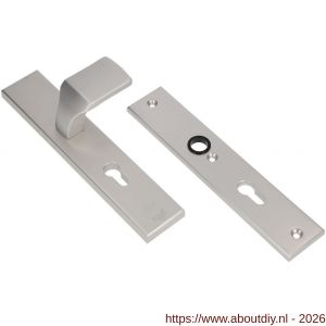 Ami VHB 251/50-144 veiligheidsvoordeur-knoplangschildgarnituur SKG*** VHB 251/50 profielcilinder PC 55 knop Varo 144 F1 profielcilinder PC 55 zonder deurkruk deurdikte 38-42 mm - A10901058 - afbeelding 1