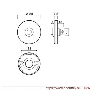 Ami Klik rond beldrukker rond klikrozet F1 - A10901764 - afbeelding 2