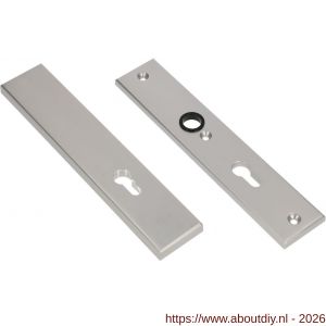 Ami VHB 251/50 veiligheidslangschild SKG*** VHB 251/50 buiten zonder krukgat en binnen profielcilinder PC 55 F2 deurdikte 38-42 mm - A10901459 - afbeelding 1