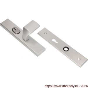 Ami VHB 251/15-144 KT senioren veiligheidsvoordeur-knoplangschildgarnituur SKG*** kerntrekbeveiliging omkeer VHB 251/50/15 kerntrek KT 72 omkeer knop 144 zonder deurkruk profielcilinder PC 72 omkeer F1 deurdikte 38-42 mm - A10901270 - afbeelding 1