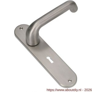 Ami 200/1/7-386 kruk-kruk garnituur deurkruk 386 Rota langschild 200/1/7 sleutelgat SLG 56 Irox Archi Design - A10900107 - afbeelding 1