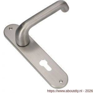 Ami 200/1/7-386 kruk-kruk garnituur deurkruk 386 Rota langschild 200/1/7 profielcilinder PC 72 Irox Archi Design - A10900109 - afbeelding 1