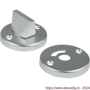 Ami 3 RH vrij- en bezetrozet aluminium rond WC 5 mm F2 - A10900498 - afbeelding 1