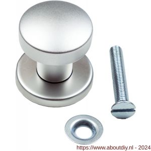 Ami Klik rond knoprozet aluminium knop 169/50 F1 - A10900474 - afbeelding 1