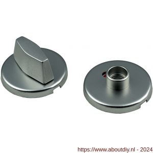 Ami Klik rond vrij- en bezetrozet aluminium WC 8 mm F1 - A10900501 - afbeelding 1