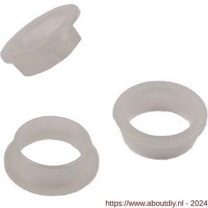 Ami kruklager geleidering nylon nylon transparant wit verpakt per 100 stuks - A10900170 - afbeelding 1