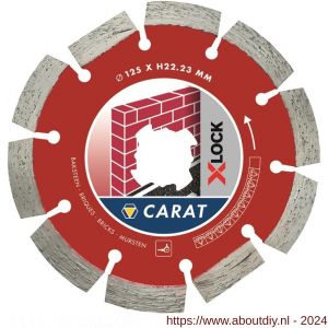 Carat diamant zaagblad CA X-Lock 125x22,23 mm baksteen - A32600737 - afbeelding 2