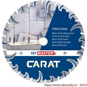Carat diamant zaagblad CDT Master 230x22,23 mm beton en harde materialen - A32600445 - afbeelding 1