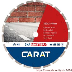 Carat diamant zaagblad CNA Master 370x30,00 mm baksteen en asfalt - A32600366 - afbeelding 1