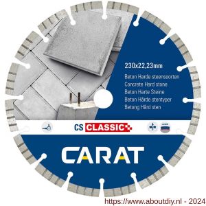 Carat diamant zaagblad CS Classic 230x22,23 mm beton en harde materialen - A32600496 - afbeelding 1