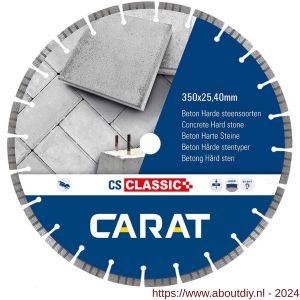 Carat diamant zaagblad CS Classic 350x25,40 mm beton en harde materialen - A32600499 - afbeelding 1