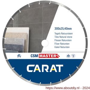 Carat diamant zaagblad CSM Master 350x25,40 mm tegels en natuursteen - A32600406 - afbeelding 1