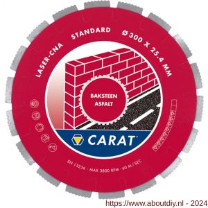 Carat diamant zaagblad CNA 700x25,40 mm baksteen, kalksteen en asfalt - A32600486 - afbeelding 1